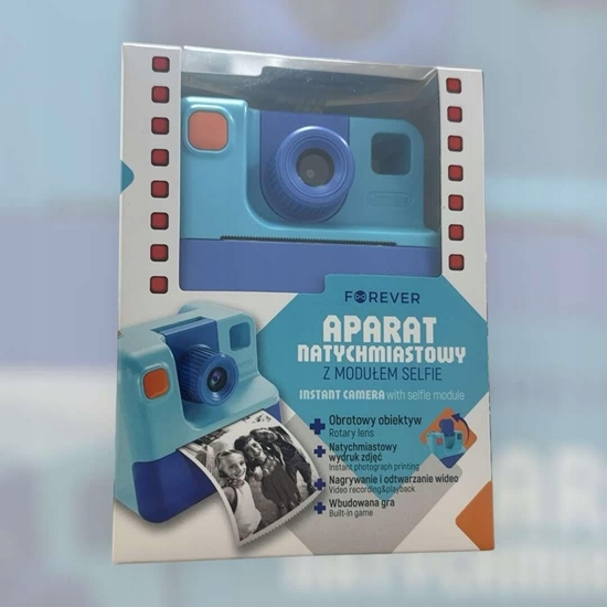 Picture of Aparat cyfrowy Atmosphera Forever Aparat natychmiastowy z moduem selfie ICS-03 niebieski