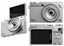 Изображение Aparat cyfrowy Xrec Aparat Cyfrowy 64mp / 4k / 16x Zoom / Obrotowy Ekran Lcd 2,88" / Xrec C77 / Srebrny