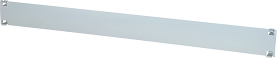 Изображение Apranet 19"-Blindplatte 1 HE, Stahlblech, grau