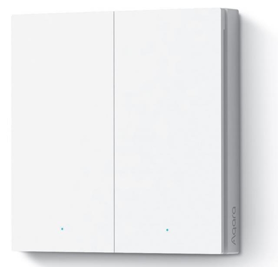 Изображение Aqara Smart wall switch H1 (with neutral  double rocker) WS-EUK04 White