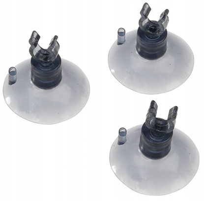 Picture of AQUA DELLA Przyssawki z klipsem, przezroczyste, 4/6mm, 3szt/OPAK