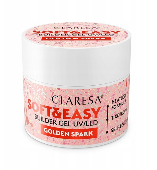 Picture of ART.ROZNE CLARESA_Soft&Easy el budujcy Golden Spark 45g