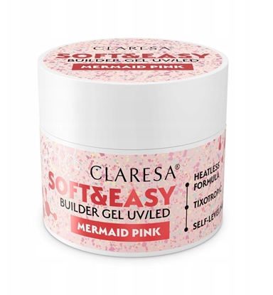 Attēls no ART.ROZNE CLARESA_Soft&Easy el budujcy Mermaid Pink 45g