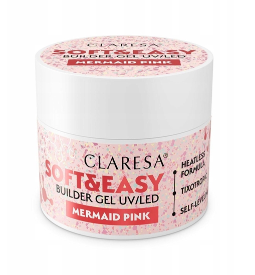 Изображение ART.ROZNE CLARESA_Soft&Easy el budujcy Mermaid Pink 45g