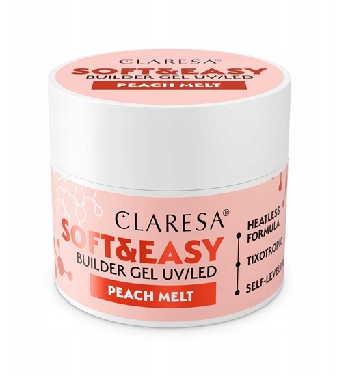 Picture of ART.ROZNE CLARESA_Soft&Easy el budujcy Peach Melt 45g