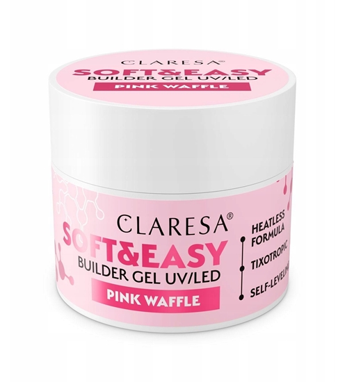 Изображение ART.ROZNE CLARESA_Soft&Easy el budujcy Pink Waffle 12g