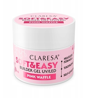 Изображение ART.ROZNE CLARESA_Soft&Easy el budujcy Pink Waffle 45g