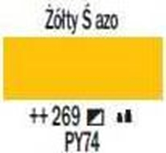 Picture of Artequipment Farba akrylowa TALENS AMSTERDAM 120ml 269 - AZO YELLOW MEDIUM uniw