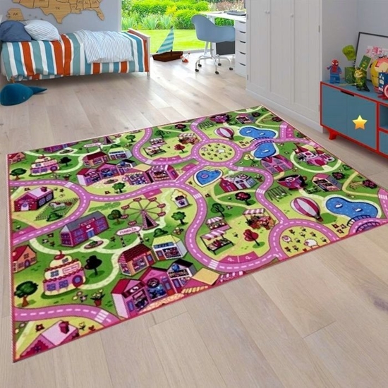 Изображение Associated Weavers Bil dywanik do zabawy Sweet Town 95 x 200 cm