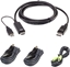 Attēls no Aten 2L-7D02UHDPX4 HDMI zu DP KVM KabelKit, True 4K