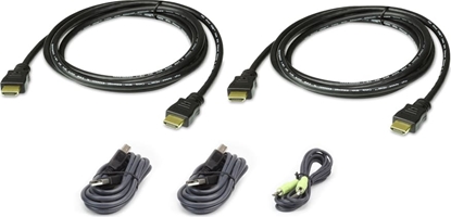Picture of Aten 2L-7D02UHX5 USB HDMI Dual Display Secure KVM Kabel Set