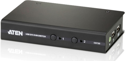 Attēls no Aten CS72D KVM Switch DVI, USB, Audio, 2 Ports
