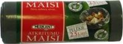 Picture of Atkritumu maisi 25l pelēki, 45x58cm, LDPE 30mk 0,25kg 15 gab. Merkant