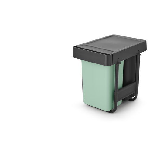 Изображение Atkritumu tvertne Sort&Go  2x15L - Dark Grey  Brabantia