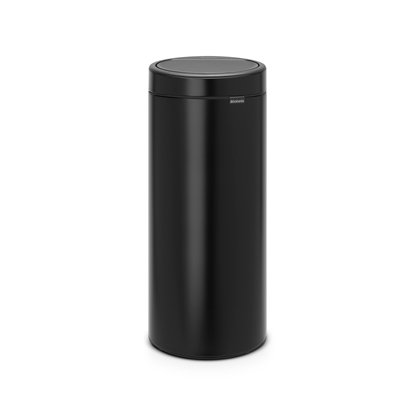 Picture of Atkritumu tvertne Touch 30L - Matt Black  Brabantia