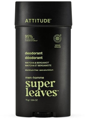 Picture of Attitude Attitude SUPER LEAVES,  Dezodorant w sztyfcie, dla mczyzn - Matcha i bergamotka, 75 g