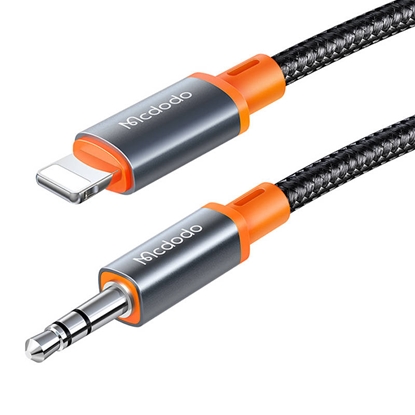 Изображение Audio kabelis Lightning uz 3.5 mm AUX mini Jack : garums 1.2 m | Mcdodo CA-0780