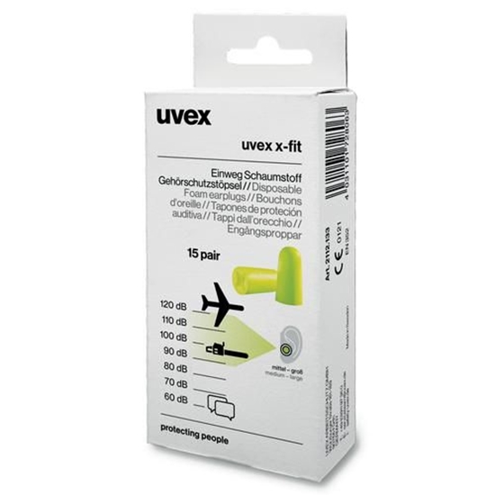 Picture of Ausu aizbāžņi Uvex X-fit; 37 dB; 30 gab.