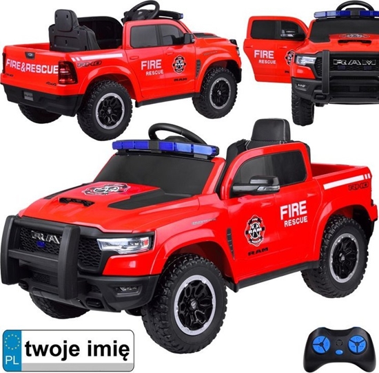 Picture of Jokomisiada Auto RAM pickup stra poarna na akumulator dla dziecka koguty PA0323 EDUKAMP