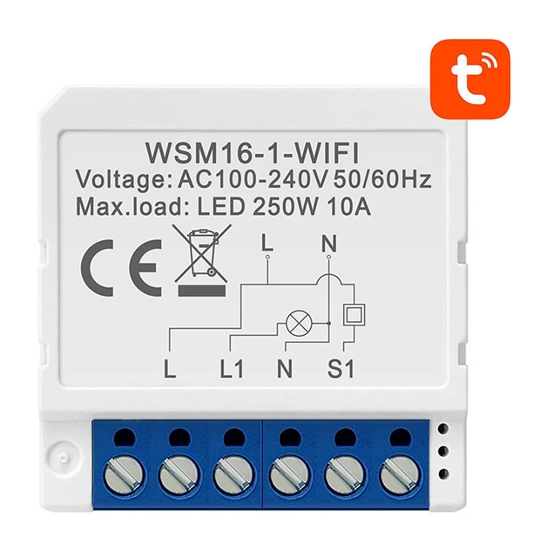 Picture of Avatto Inteligentny przecznik dopuszkowy Wi-Fi (WSM16-W1)