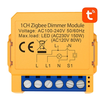 Attēls no Avatto Inteligentny przecznik dopuszkowy ZigBee Avatto ZDMS16-2 TUYA