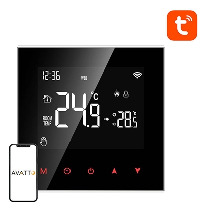 Attēls no Avatto Inteligentny termostat boilera CWU Avatto ZWT100 3A ZigBee TUYA