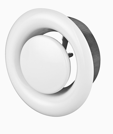 Picture of AWENTA Anemostat wywiewny Awenta AMW125 fi125mm metalowy biay