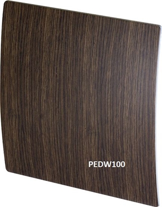 Attēls no AWENTA kratka wentylacyjna ozdobna wenge drewno inox kolory fi100