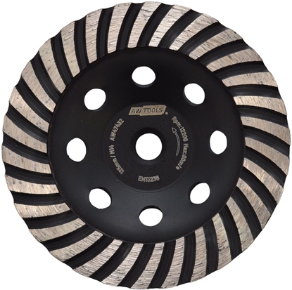 Изображение AWTools AWTOOLS TARCZA DIAMENTOWA DO SZLIFOWANIA BETONU TURBO M14 / 125mm