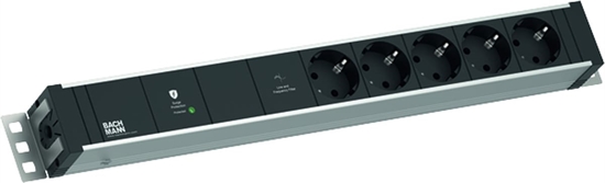 Picture of Bachmann 19" 1.5U 5xCEE7/3 1xGVS-Plus 2.0m CEE7/7