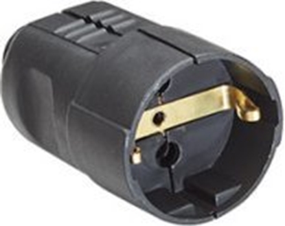 Picture of Bachmann BACHMANN wtyczka z uziemieniem eska, czarna, nieamliwa, do montau