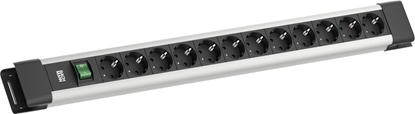 Picture of Bachmann CONNECTUS 12xCEE7/3, 1xSchalter 2,0m CEE7/7 Grau