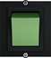 Attēls no Bachmann frame 1xswitch 2-pole green, Current 1.0m AEH