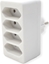 Attēls no Bachmann multi-plug 4xEuro, white 4x2.5A/230V