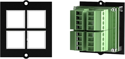 Picture of Bachmann push-button 4-fold on terminal