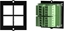 Picture of Bachmann push-button 4-fold on terminal