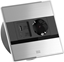 Picture of Bachmann SENSE STAINLESS STEEL LOOK 1x CEE7/3, 1x USB A/C L=2.0m AEH