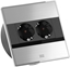 Picture of Bachmann SENSE stainless steel look 2x CEE7/3, L=2.0m AEH