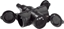 Attēls no Bachmann solid rubber earthing contact, 3x coupling black mountable