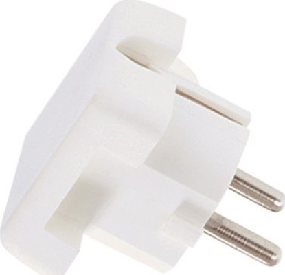 Attēls no Bachmann Wtyczka z uziemieniem BACHMANN, biaa, paska, z moliwoci montau