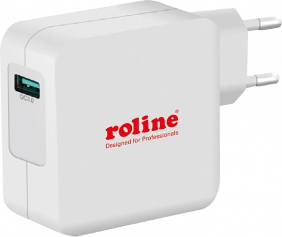 Изображение Barošanas avots QuickCharge 3.0, 1 x USBTypeA, 24W, Roline