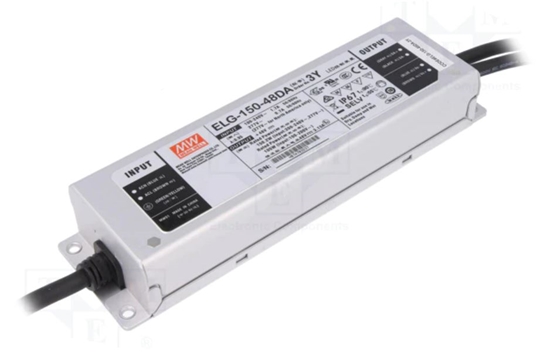 Изображение Barošanas bloks SPS IP67 150W 48V/3,13A CV+CC DALI + PE   ELG-150-48DA-3Y
