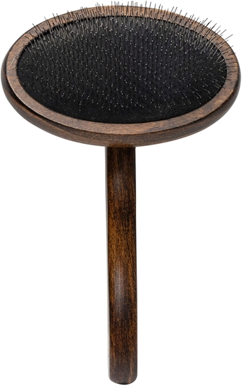 Picture of Barry King Ekskluzywna szczotka pudlówka, dla zwierzt, drewno bukowe, stal, wym. 9,1x17,2cm