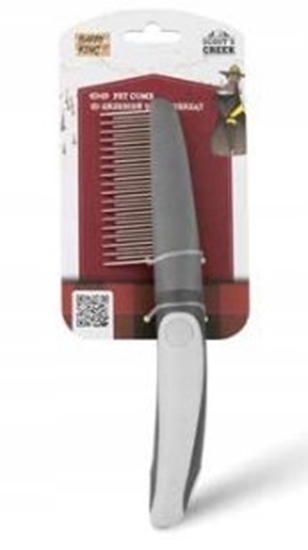 Picture of Barry King Grzebie dla zwierzt, z rczk, szary, 29 zbów, 5 x 22 cm