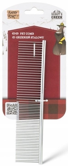 Picture of Barry King Grzebie stalowy, szary, 4,2 x 19 cm