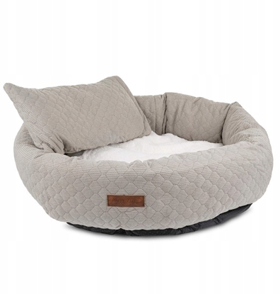 Attēls no Barry King Legowisko dla psa, jasnoszare, 58.5*58.5*15cm, z zamkiem