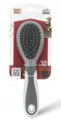 Attēls no Barry King Szczotka dla zwierzt, szary, 10,8 x 18 cm