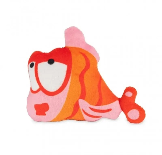 Picture of Barry King Zabawka, dla kota, pomaraczowa ryba, pluszowa, 9 cm
