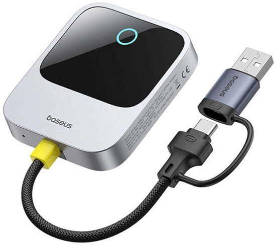 Изображение Baseus Adapter CarPlay Baseus SafeJourney Series bezprzewodowy - szary