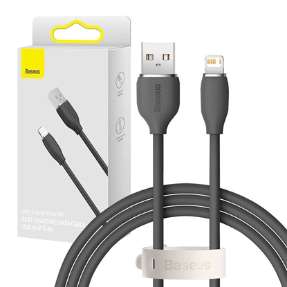 Attēls no Baseus Jelly kabelis no USB uz Lightning, 2,4A, 1,